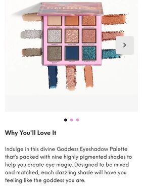 Goddess Eyeshadow Palette - Pink | Versatile Nine-Color Set